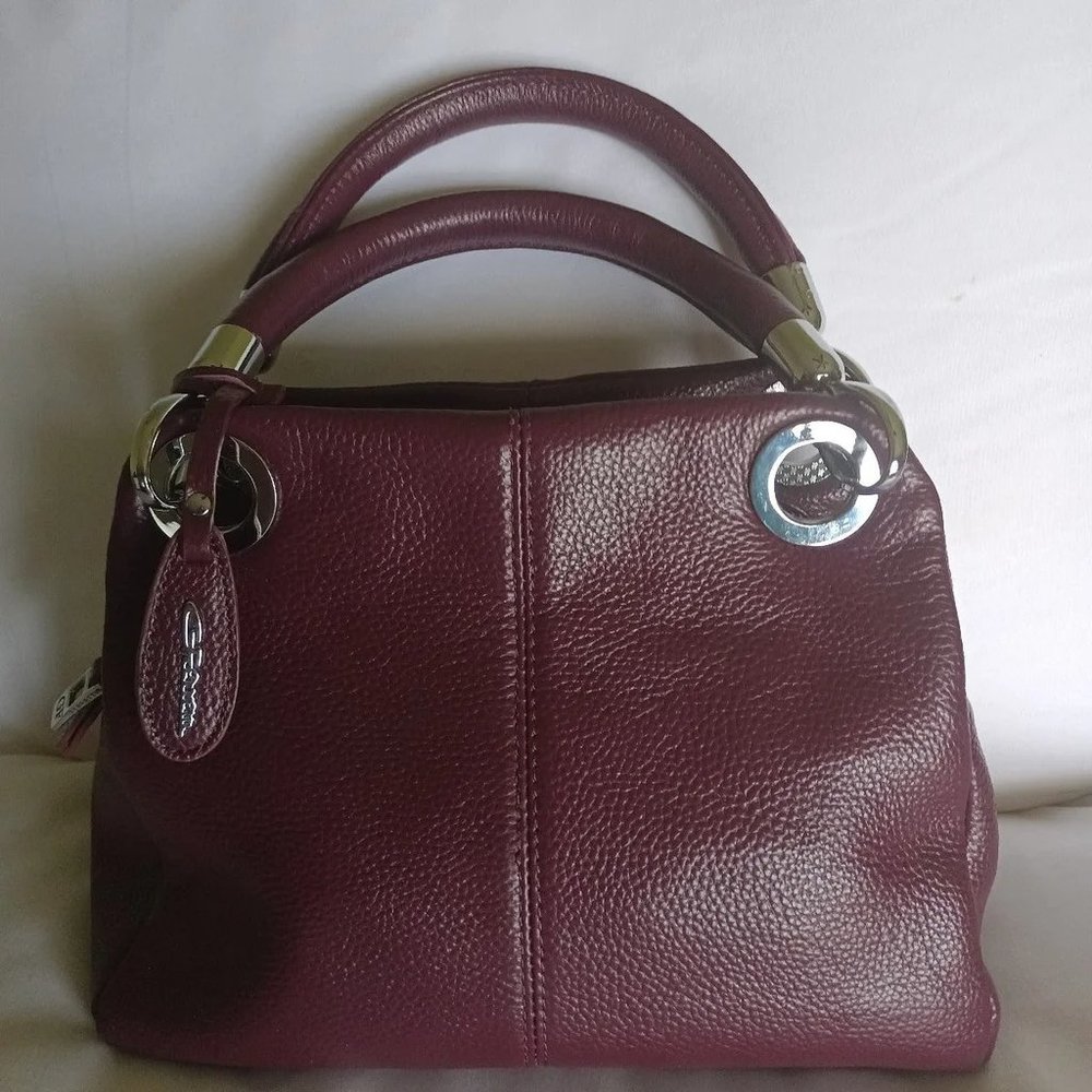 Giorgio Ferretti Ladies Genuine Leather Top Handle Handbag